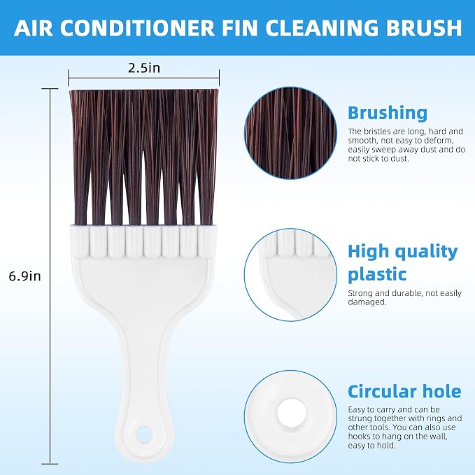 AMI PARTS 5 PCS Air Conditioner Fin Cleaner Set Include 3 Different Air - Image 5