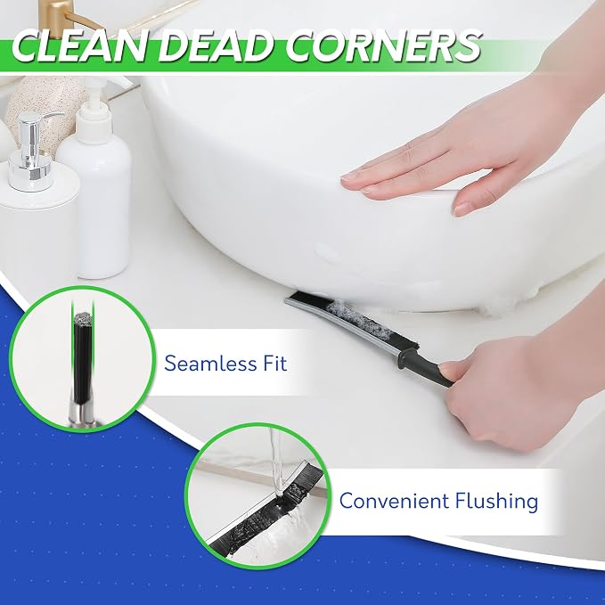 BOOMJOY Grout Brush with Long Handle, Grout Cleaner Brush - Image 5