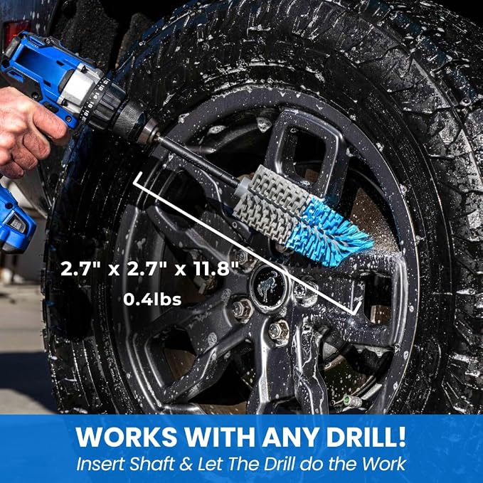 Long Reach Drill Brush Attachment, All Purpose - Image 4