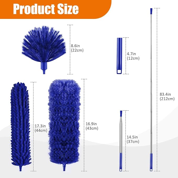 4 Pcs Microfiber Cobweb Duster - Image 2