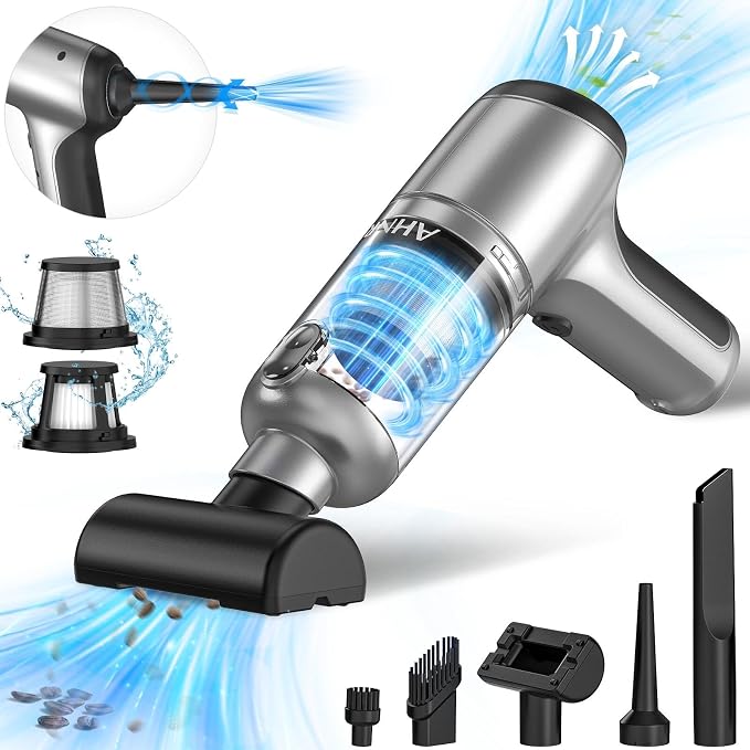 AHNR Handheld Car Vacuum Cleaner Cordless by AHNR