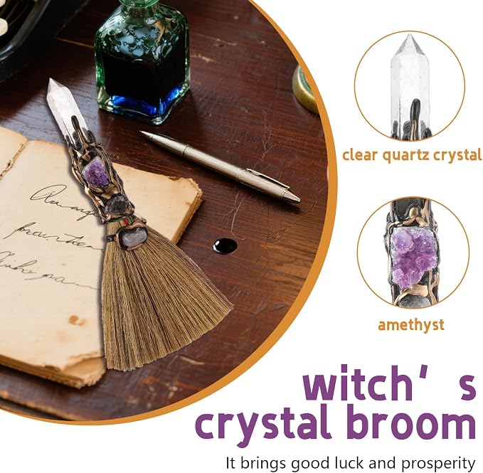 White Crystal Witch Broom - Image 6