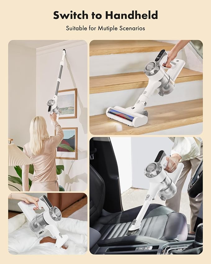 Trucozie Cordless Vacuum Cleaner, 8-in-1 Lightweight Stick Vacuum - Image 6