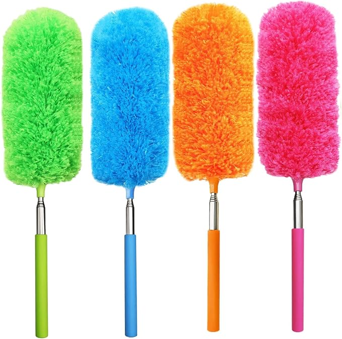 4 Pack Microfiber Feather Duster, by HDongany