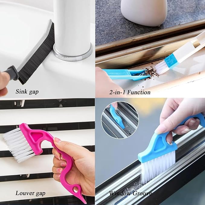 TuTuYa 11PCS Crevice Cleaning Brush, Small Gap Cleaning Brushes Set Ideal - Image 3
