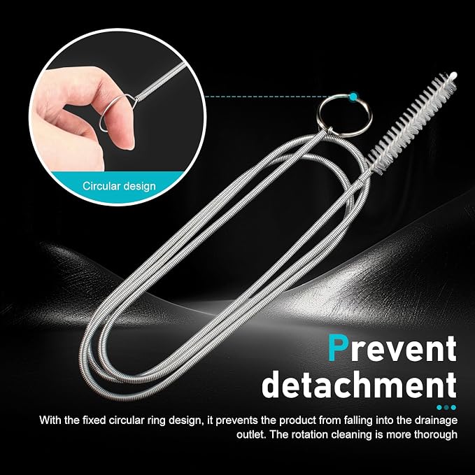 WZP Auto Sunroof Drain Cleaning Tool, 61 Inch Flexible Drain Brush, Stainless - Image 6