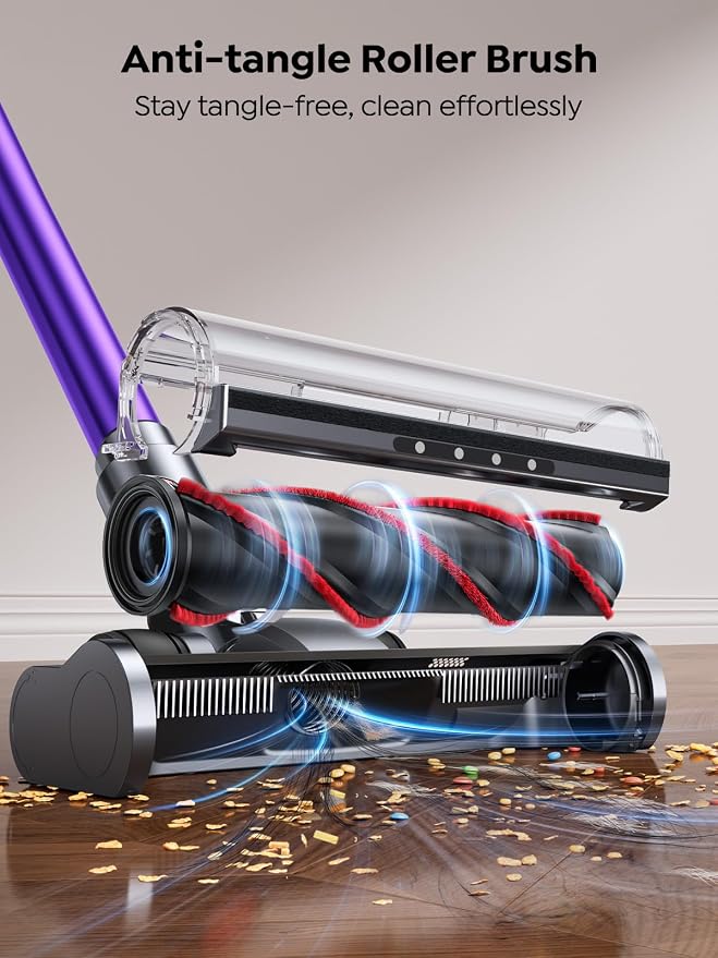 SMOTURE Cordless Vacuum Cleaner, 650W 55KPA 70Mins Vacuum Cleaners - Image 7