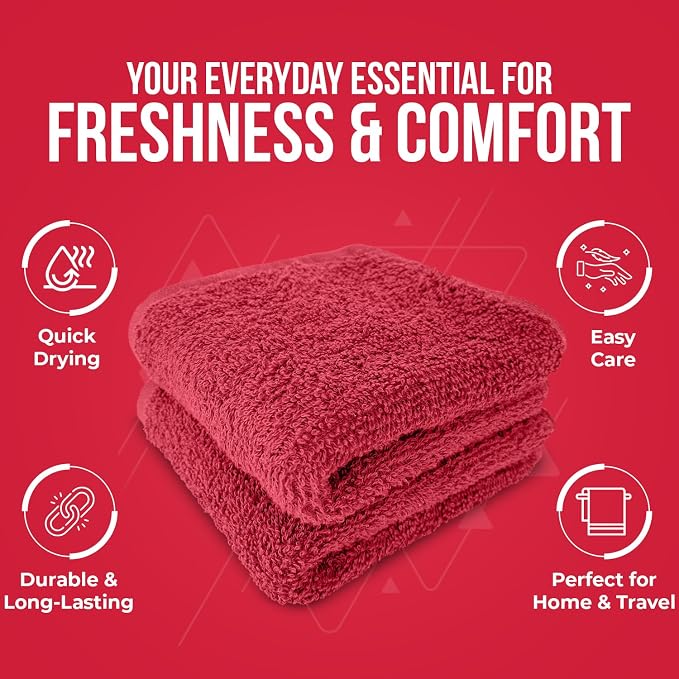 DAN RIVER 24 Pack Wash Cloths for Showering - Image 5