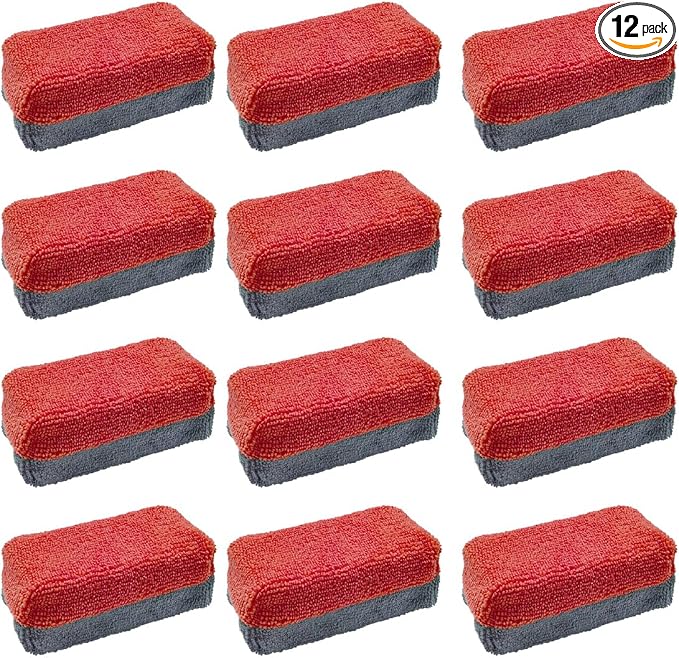 12PCS Ceramic Coating Applicator Sponge, 4.13'' x 1.84'' Microfiber Car by Unknown