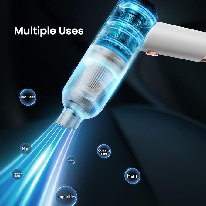 Portable Mini Handheld Car Vacuum Cleaner - Image 3