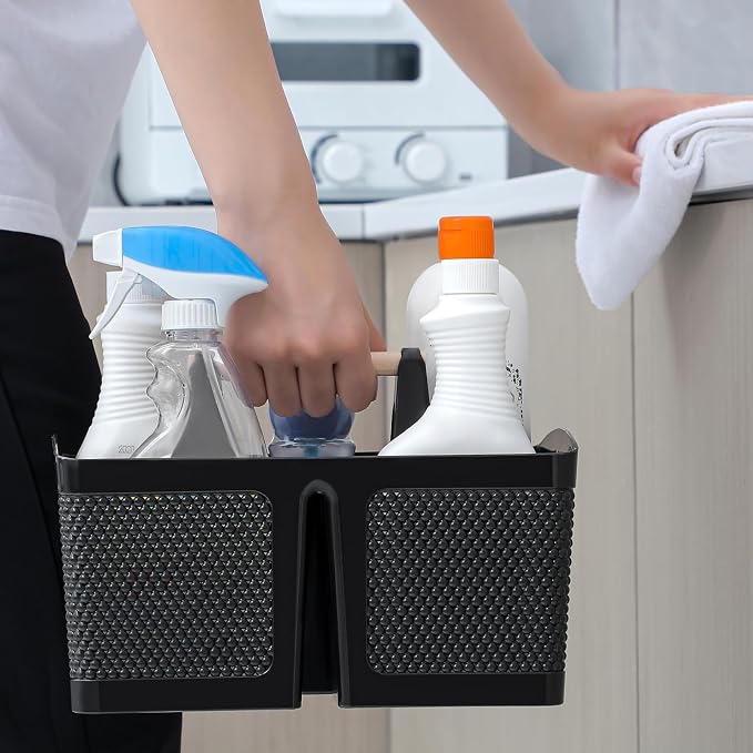 rejomiik Portable Shower Caddy Basket Plastic Cleaning Caddy Organizer Storage - Image 5