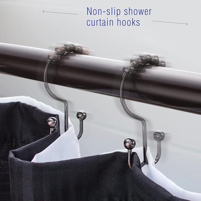 2lbDepot Shower Curtain Rings Hooks - Image 7