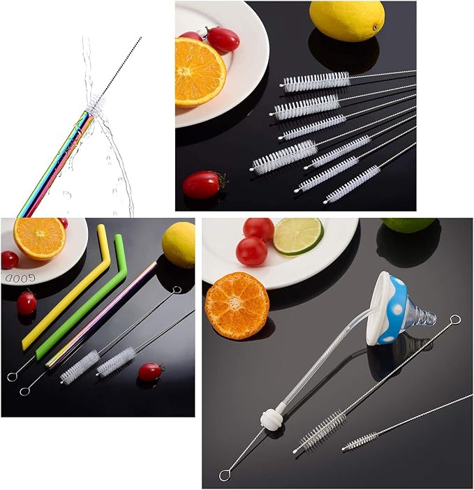 Long Straw Brush Cleaner, Flexible Nylon Tube Cleaning Brushes - Image 3