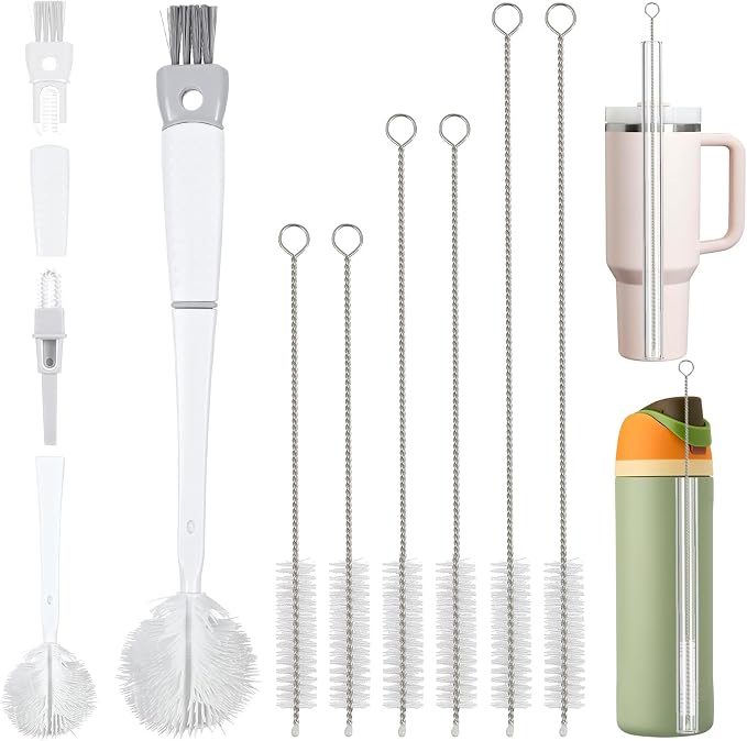 Straw Cleaner Brush Bottle Brush Kit by YINCL