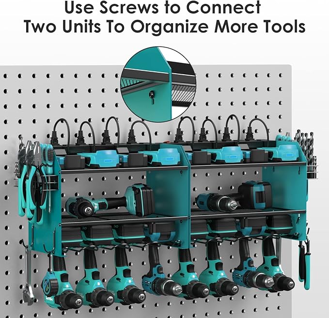 CCCEI Set Power Tool Organizer Wall Mount - Image 6