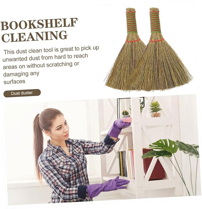 3pcs Portable Desk Brooms Small Whisk Dust Removing Brooms Short Handle Home - Image 7
