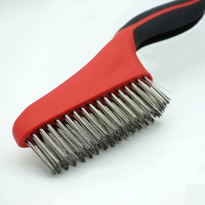 Red Devil 4162 Soft Grip Stainless Steel Wire Brush - Image 3