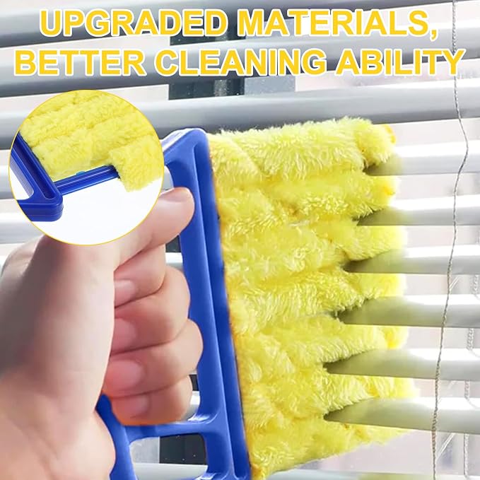 JIEYAO 2PCS Blind Cleaner Tools, Microfiber Window Blind Duster Washable - Image 2