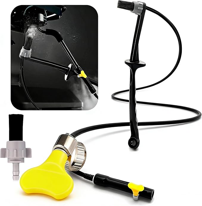 Coffee Machine Steam Brush, 36 Inch Silicone Hose Espresso Steam Wand Cleaning by Etmdoeve