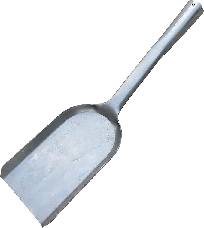 Fireplace 14-Inch Long Ash Shovel, One Piece Intact Formed BBQ Charcoal Ash by FITOOL
