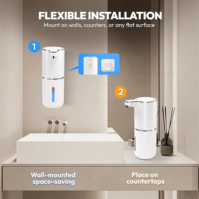 Automatic Soap Dispenser Touchless, Liquid Hand Soap Dispenser 12.8oz USB - Image 5