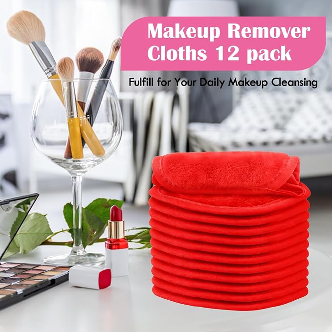 Orighty Makeup Remover Cloth, 12 Pack Makeup Removal Face Cleansing Cloth - Image 7