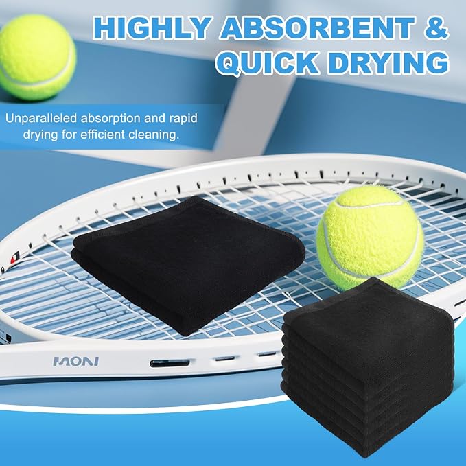 6 Pack Microfiber Wash Cloth, 12x12 Inch Highly Absorbent and Soft Feel - Image 5