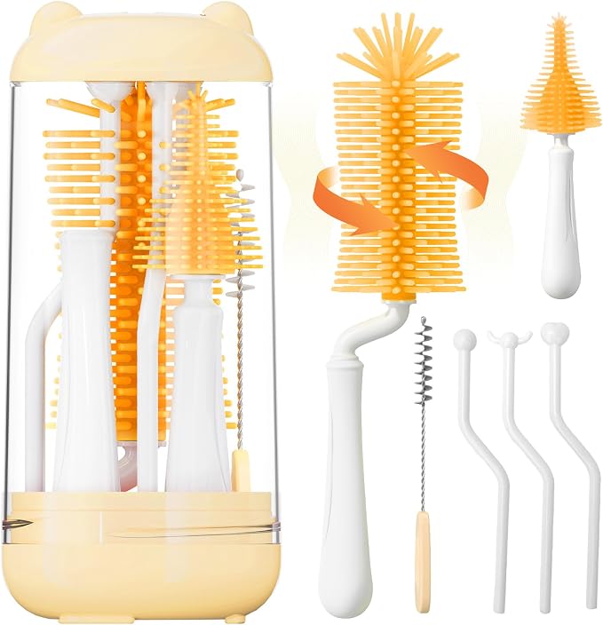 Bottle Brush Set, Travel Bottle Cleaner Kit by Unknown