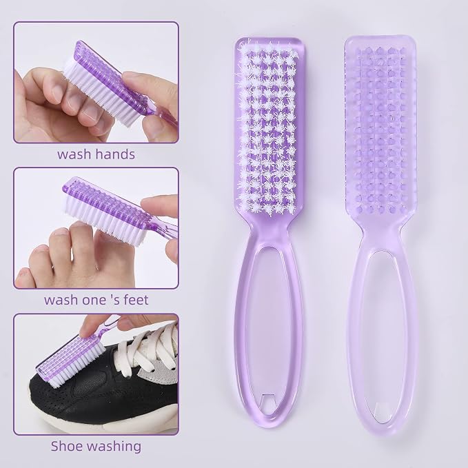 Yebeauty Nail Brush Fingernail Cleaner, 4 Pack Hand Scrub Cleaning Brush - Image 7