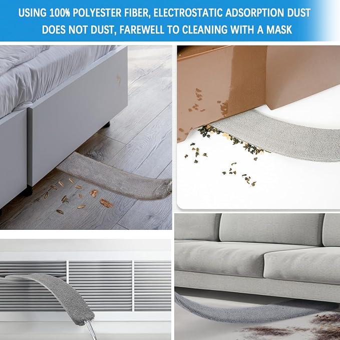 3 Pcs Professional Gap Cleaning Duster Sets, Microfiber Dusters - Image 4