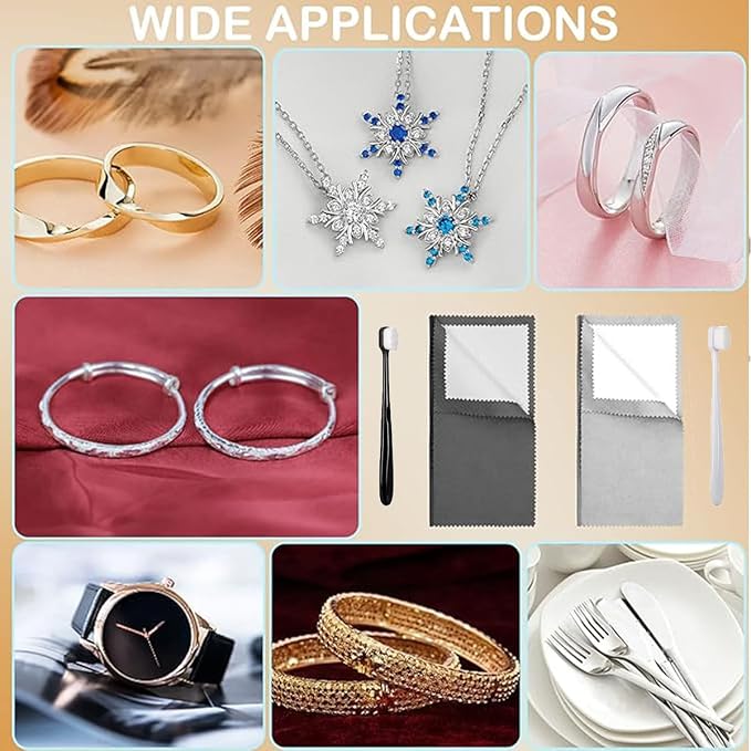 Syyflibb 2PCS Jewelry Cleaning Cloth - Image 5