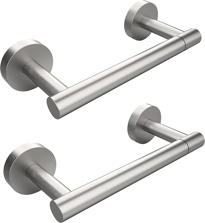 Brushed 2 Pack Toilet Paper Holder SUS304 Stainless Steel Double Post Pivoting by ElevateYourSpaceChooseRARXTR