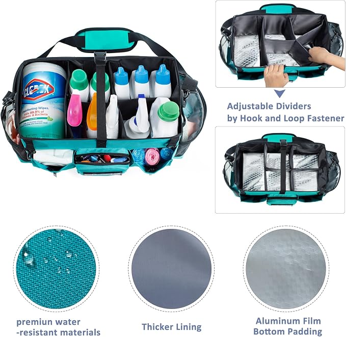 Large Cleaning Supplies Organizer-Cleaning Caddy Organizer - Image 2
