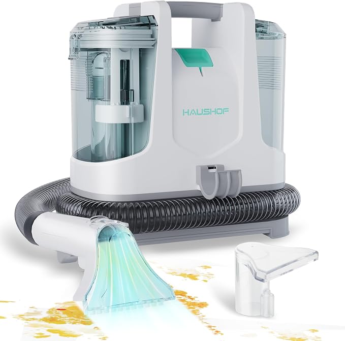 HAUSHOF Portable Carpet Spot and Upholstery Cleaner, Lightweight Handheld Deep by HAUSHOF