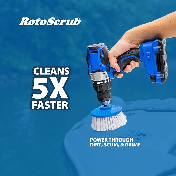 RotoScrub Drill-Powered Cleaning Brushes - Image 2