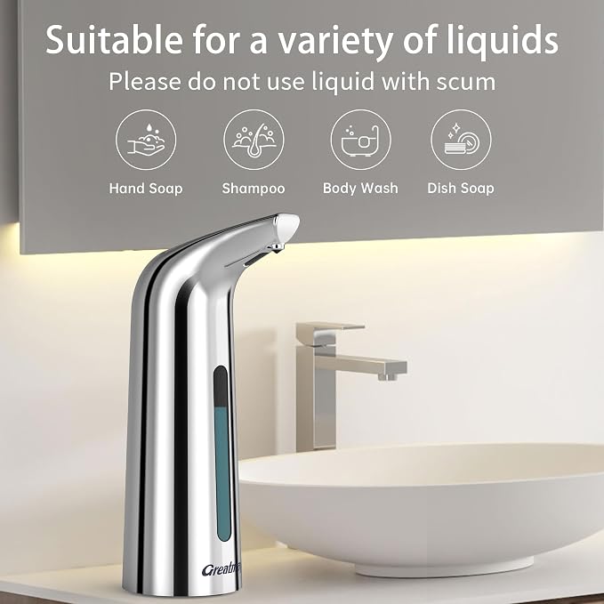 Convenient Automatic Soap Dispenser, 4 Adjustable Levels Touchless Hand - Image 5