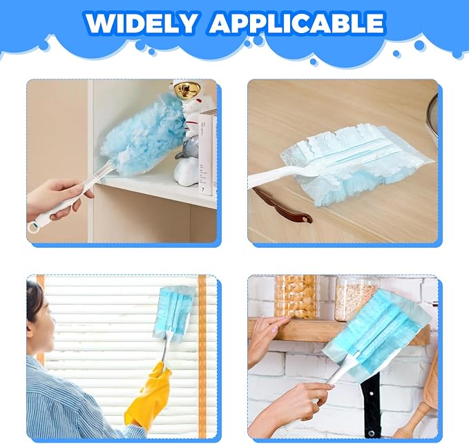 5PCS Duster Refills Folding Handles Set Compatible - Image 7