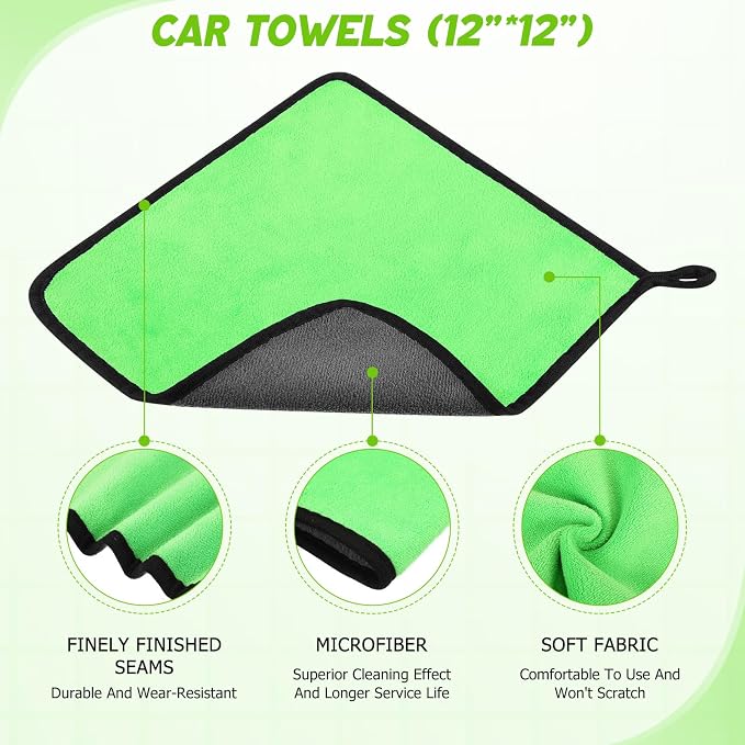 16 Pcs Windshield Cleaner Tool, Car Cleaning Kit - Image 6