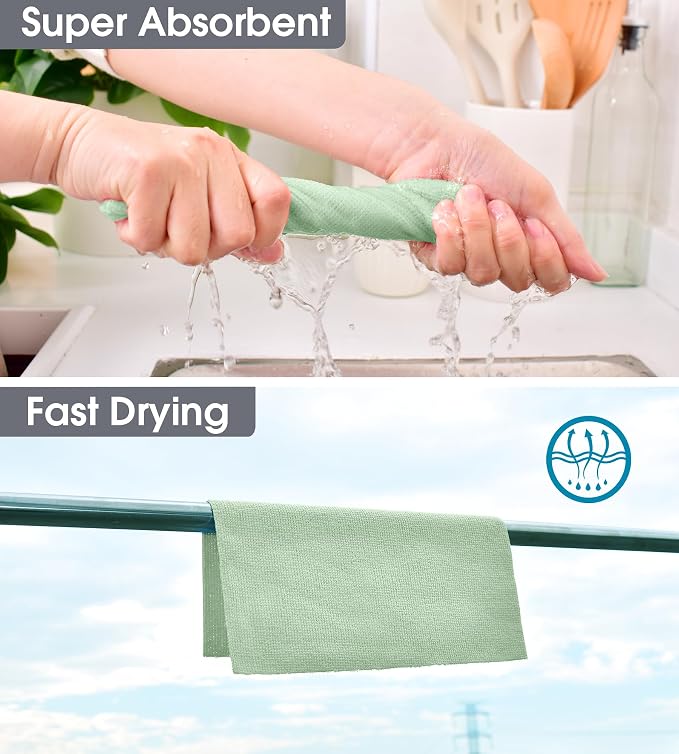 KitchLife Microfiber Cleaning Cloth Roll, 100 Pack - Image 6