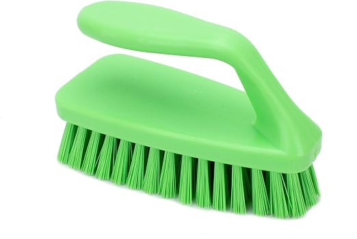 SPARTA Scrub Brush with Iron Shaped Handle and Stiff Bristles, Heavy Duty - Image 2
