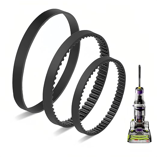 Replacement Belt Set for Bissell ProHeat 2X Revolution Pet Pro Carpet Cleaner by JEDELEOS