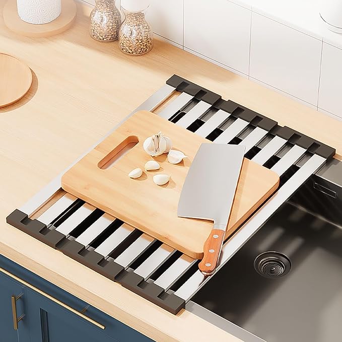 Foldable Dish Drying Rack for Kitchen Sink, Over The Sink Dish Drying Rack - Image 5