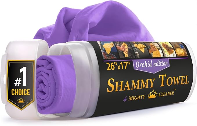 Premium Shammy Cloth for Car Drying by MightyCleaner