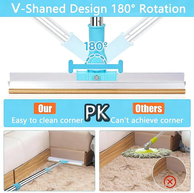 Pet Hair Removal Carpet Rake, 2-in-1 Pet Hair Removal Tool - Image 7
