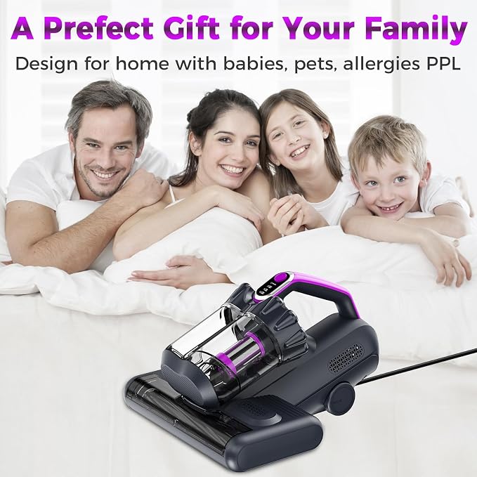 winterbear Mattress Vacuum Cleaner, 17Kpa Suction 500W High Power Handheld - Image 6