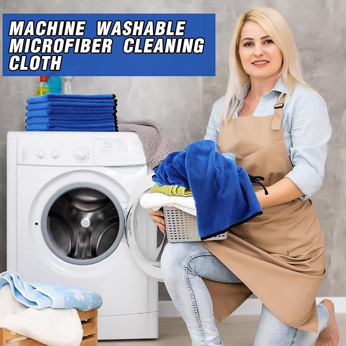 Tallew 80 Pcs Microfiber Towels:16"x16" Microfiber Drying Towels Bulk Micro - Image 3