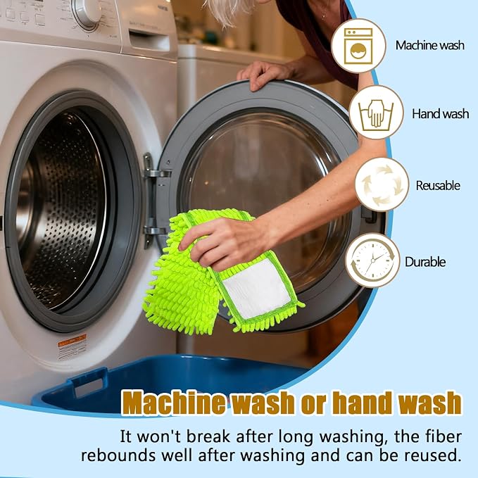 4PCS 16'' Microfiber Dust Mop Pads Compatible - Image 6