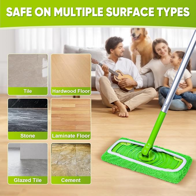 6-Pack Reusable Microfiber Mop Pads Compatible - Image 7