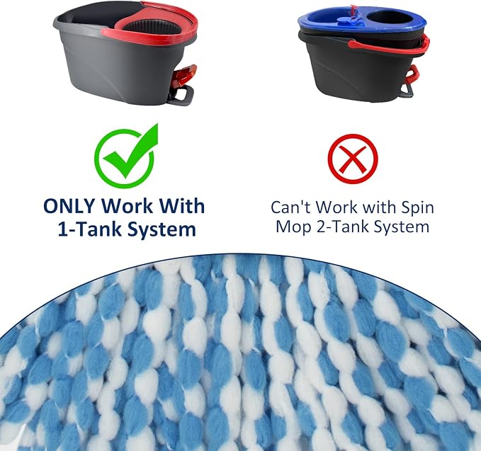 2 Pack Mop Head Replacement Compatiable - Image 2