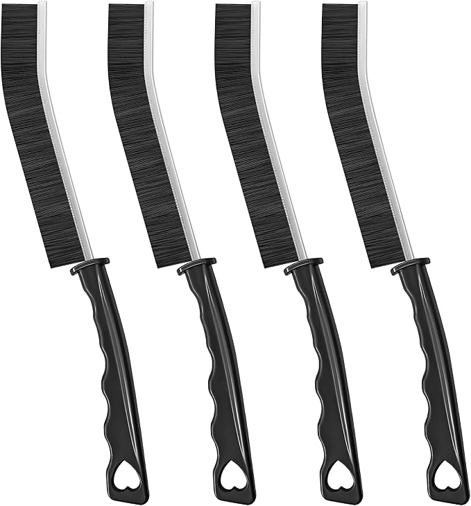 4TH Multi-Purpose Hard Bristle Crevice Cleaning Brush -Deep Reach Gap Cleaning by 4TH